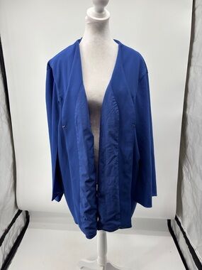 Catherines Royal Blue Open Front Blazer